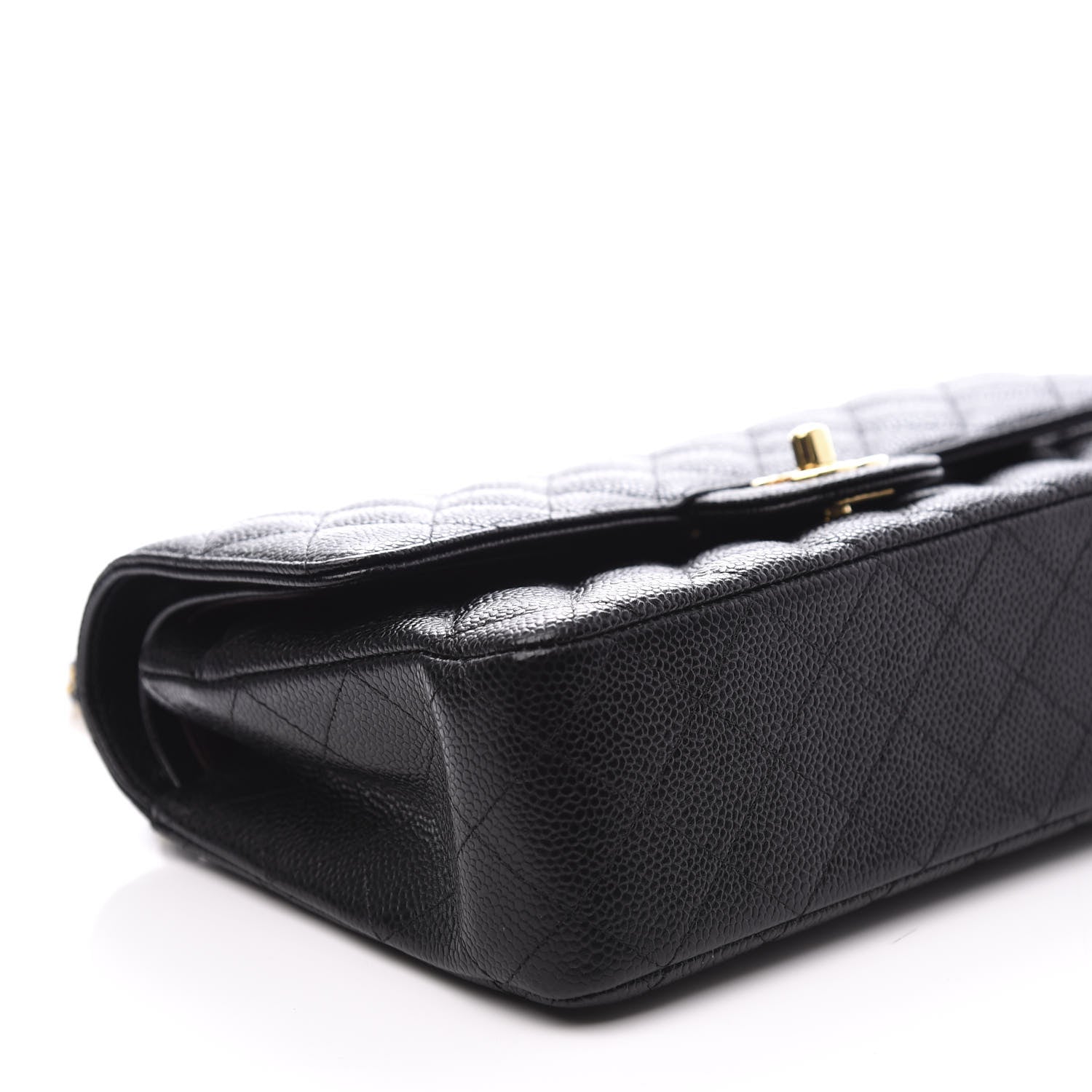 Chanel Caviar Quilted Medium Double Flap Black 7 of 10
