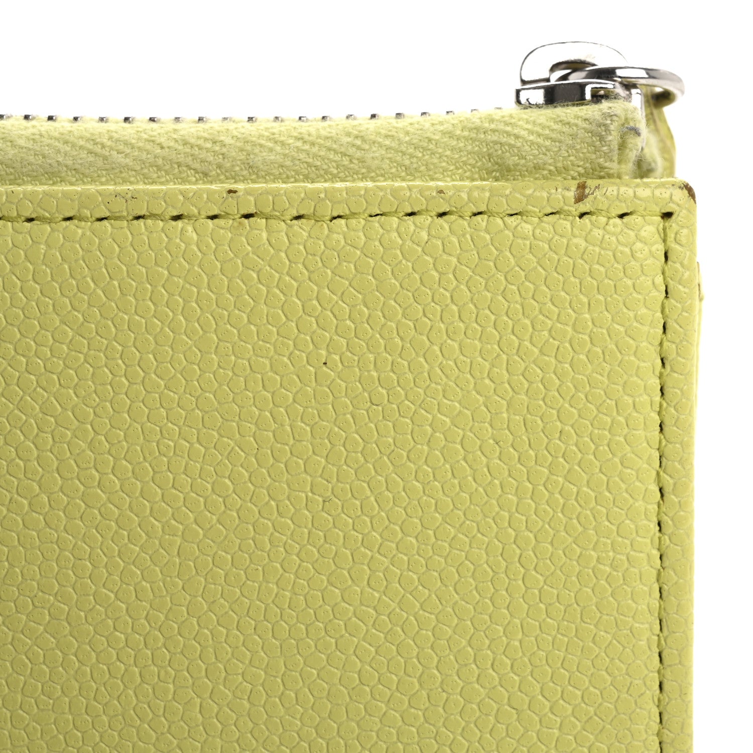 Chanel Caviar Key Holder Case Light Pink Light Green 10 of 13