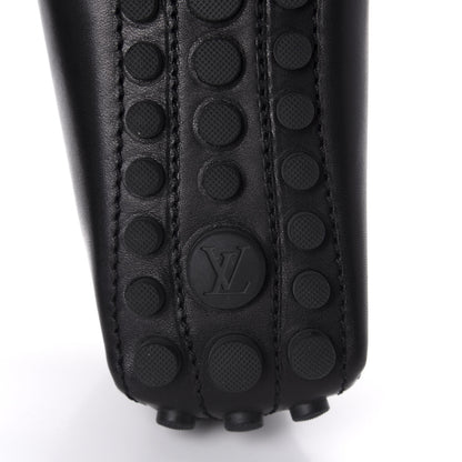 Louis Vuitton Calfskin Zipper Oxford Loafers 40 Black 10 of 12