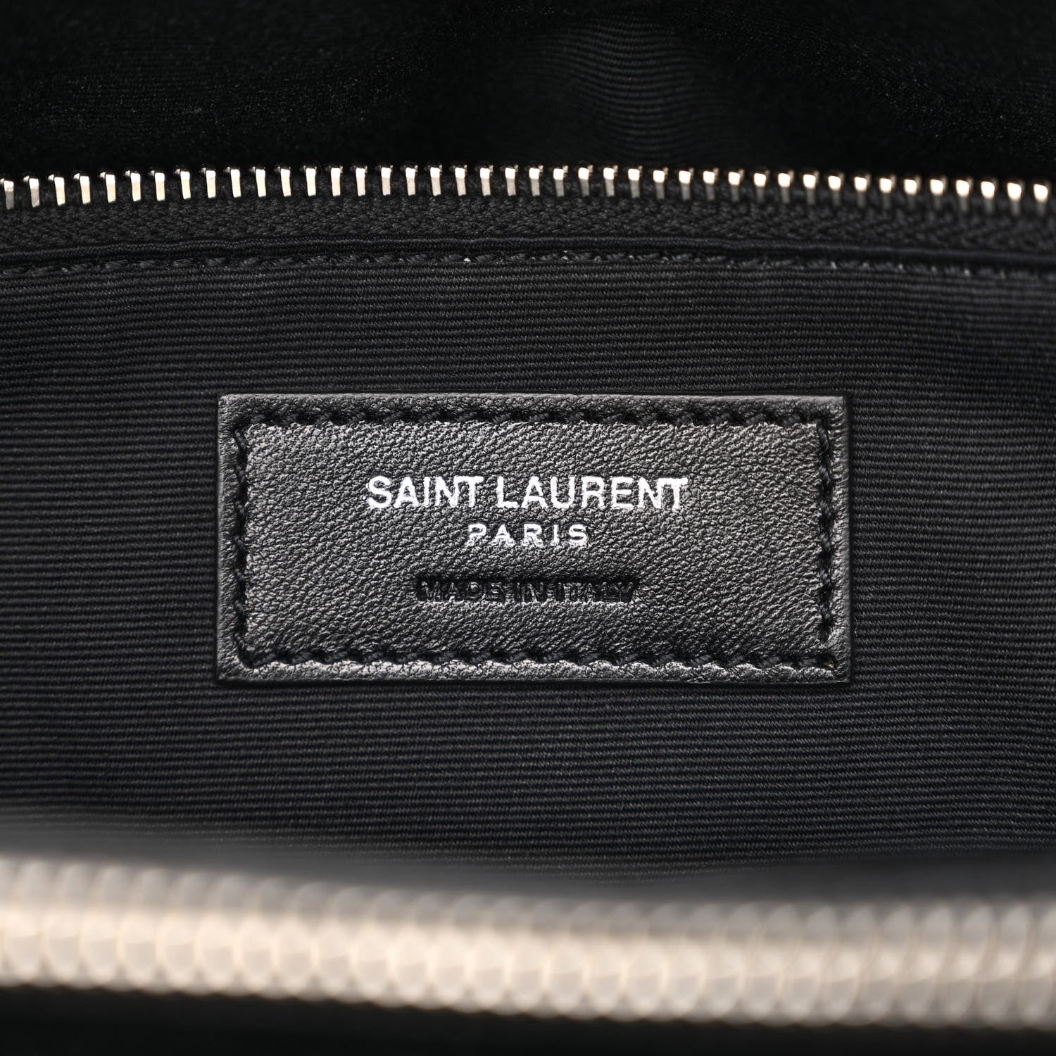 Saint Laurent Calfskin Y Quilted Monogram Large Loulou Shopper Black 6 of 10