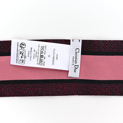 Christian Dior Silk Mizza Mitzah Scarf Pink Multicolor 2 of 3