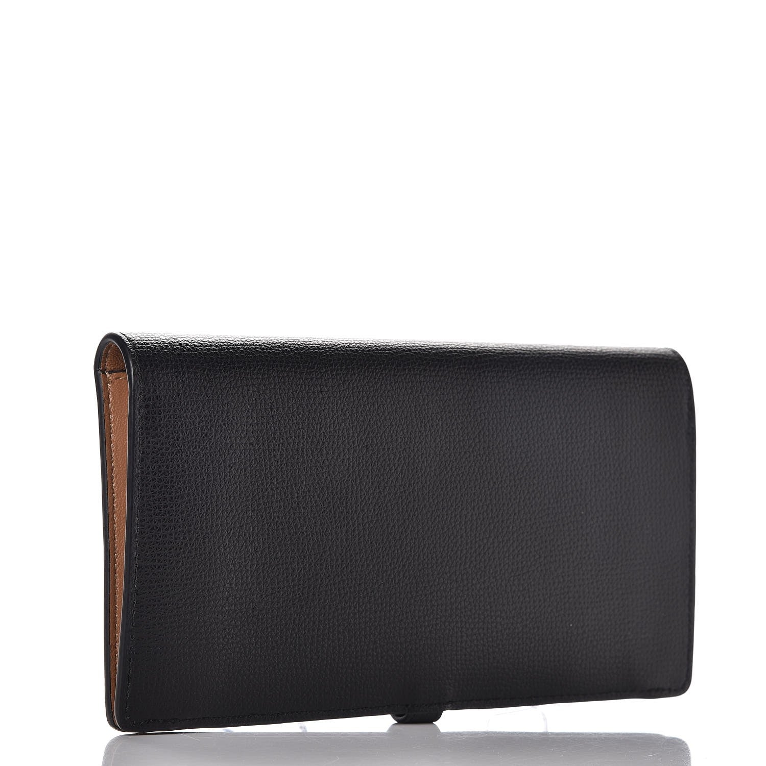 Mulberry Cross Grain Calfskin Tree Long Wallet Black 3 of 7