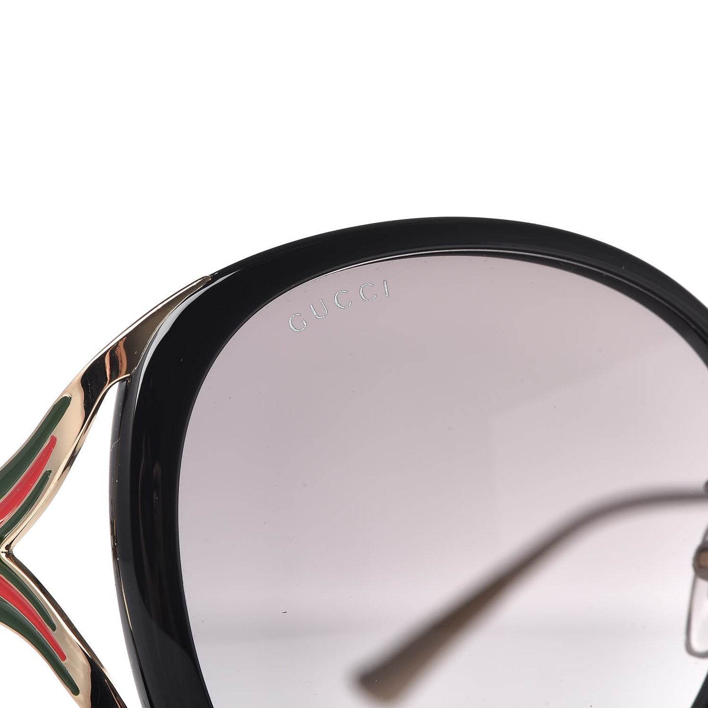 Round Frame Injected GG0226SK Sunglasses Black