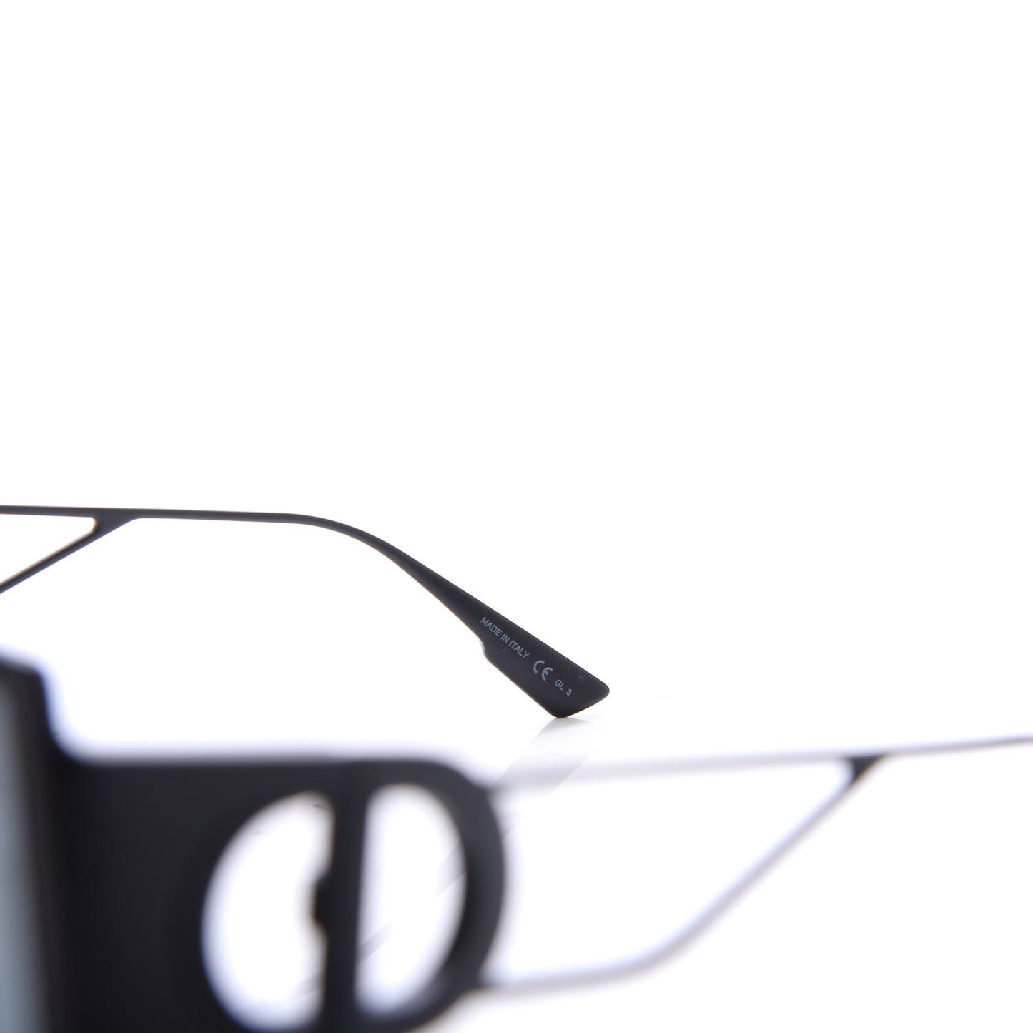 Square 30 Montaigne Sunglasses Black