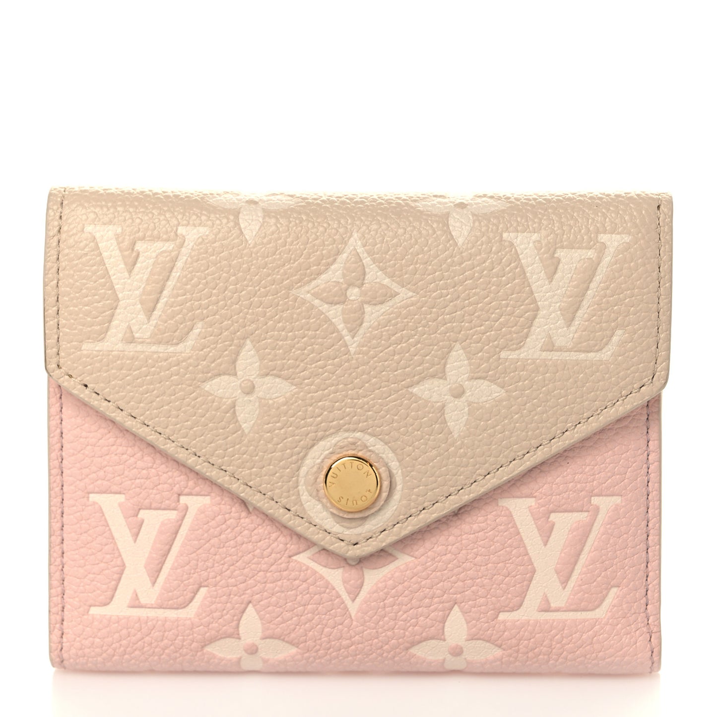 Empreinte Monogram Spring In The City Victorine Wallet Pink Beige Yellow