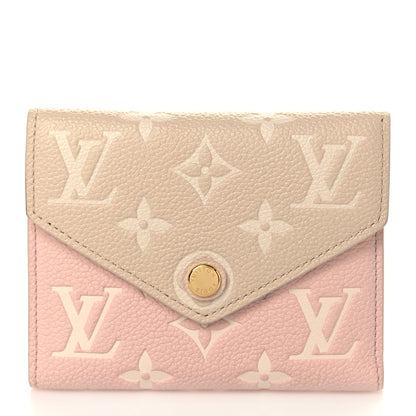 Louis Vuitton Empreinte Monogram Spring In The City Victorine Wallet Pink Beige Yellow 1 of 6