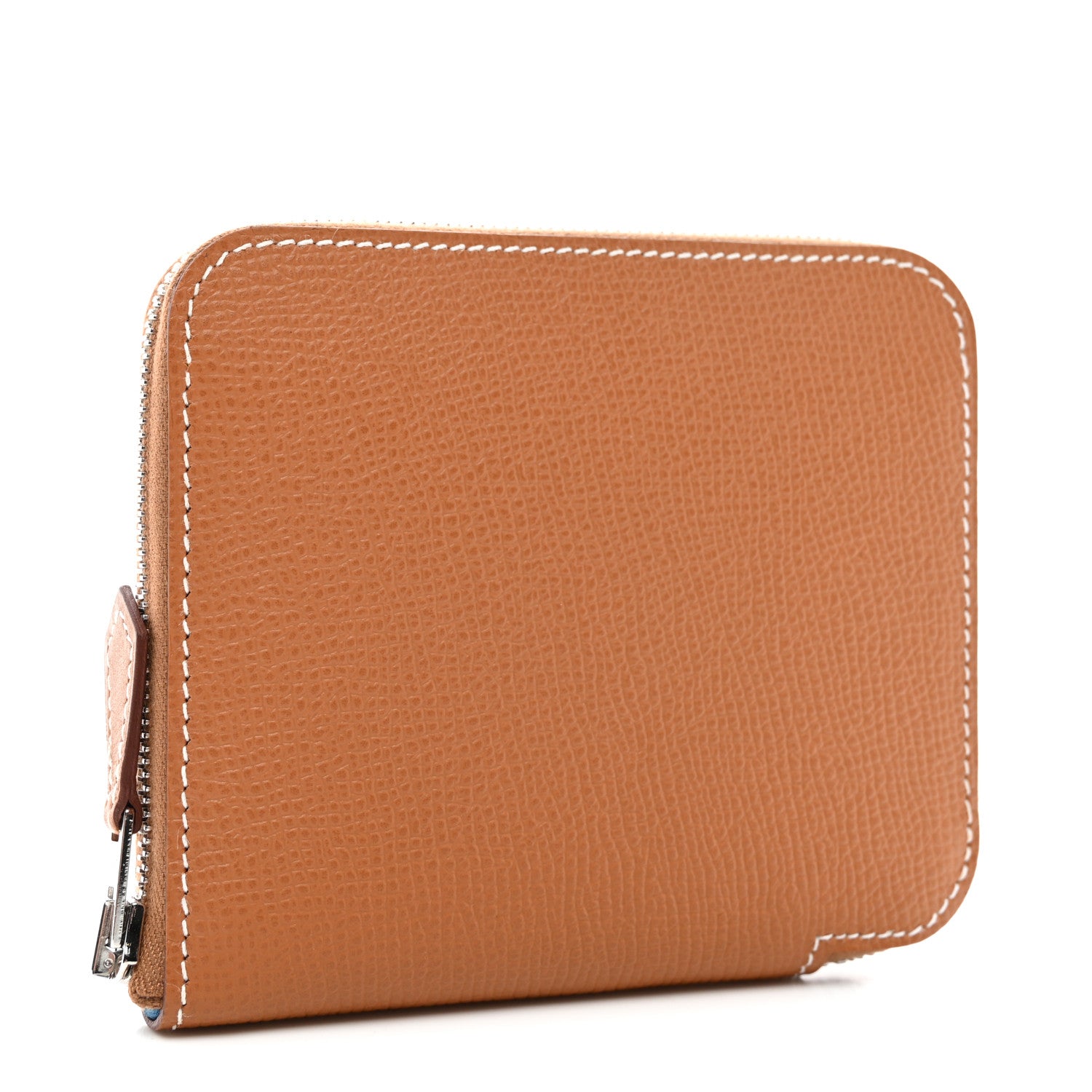 Hermes Epsom Silk'in Compact Wallet Gold 3 of 8