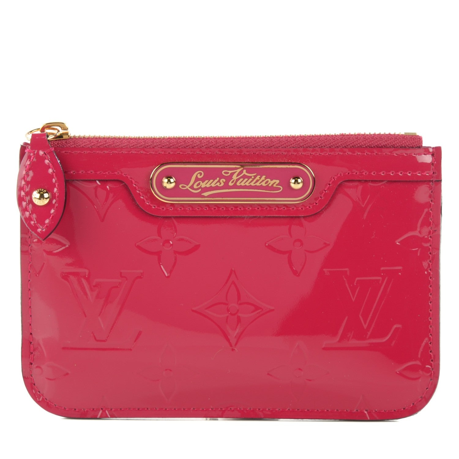 Louis Vuitton Vernis Key Pouch Rose Indien 1 of 7