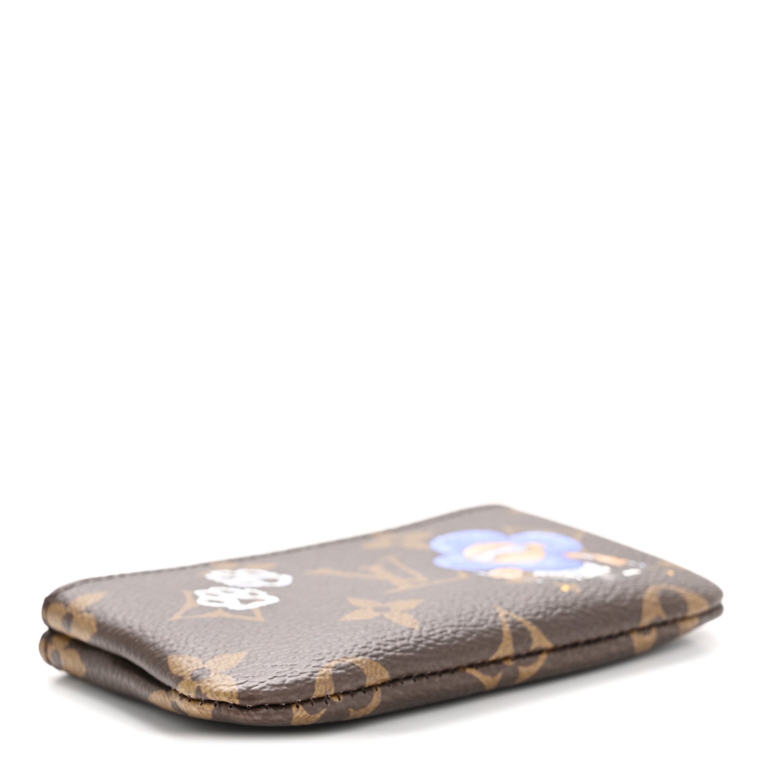 Louis Vuitton Monogram 2025 Christmas Animation Vivienne Paw Print Key Pouch Blue Frost 7 of 18