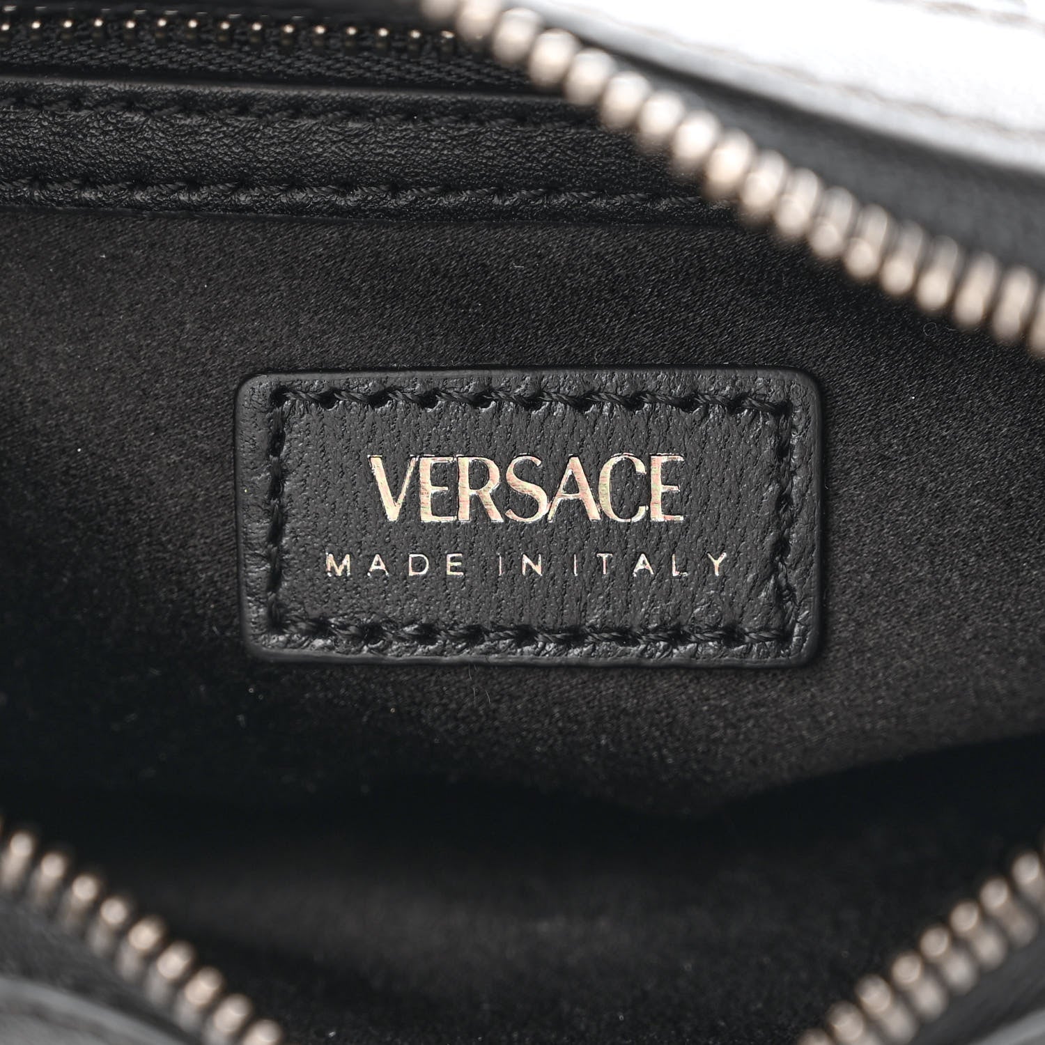 Versace Crystal Repeat Mini Hobo Black 6 of 10