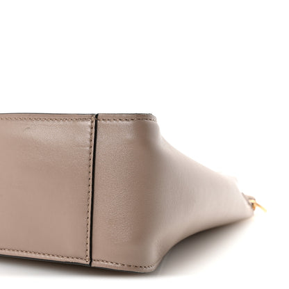 Stella McCartney Eco Alter Nappa Perforated Logo Mini Crossbody Dark Taupe 9 of 9