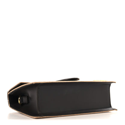 Jacquemus Raffia Smooth Calfskin Le Grand Bambino Natural Dark Brown 4 of 9