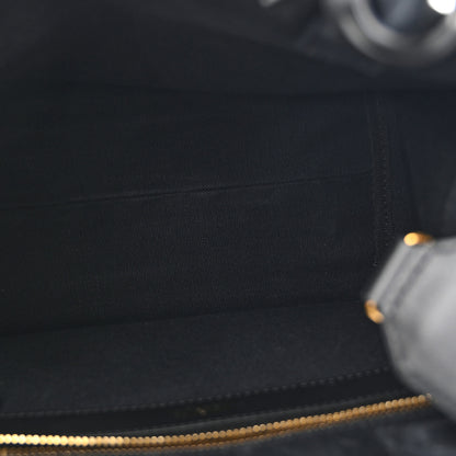 Versace Canvas Studded Small Logo Tote Bag Black 5 of 11