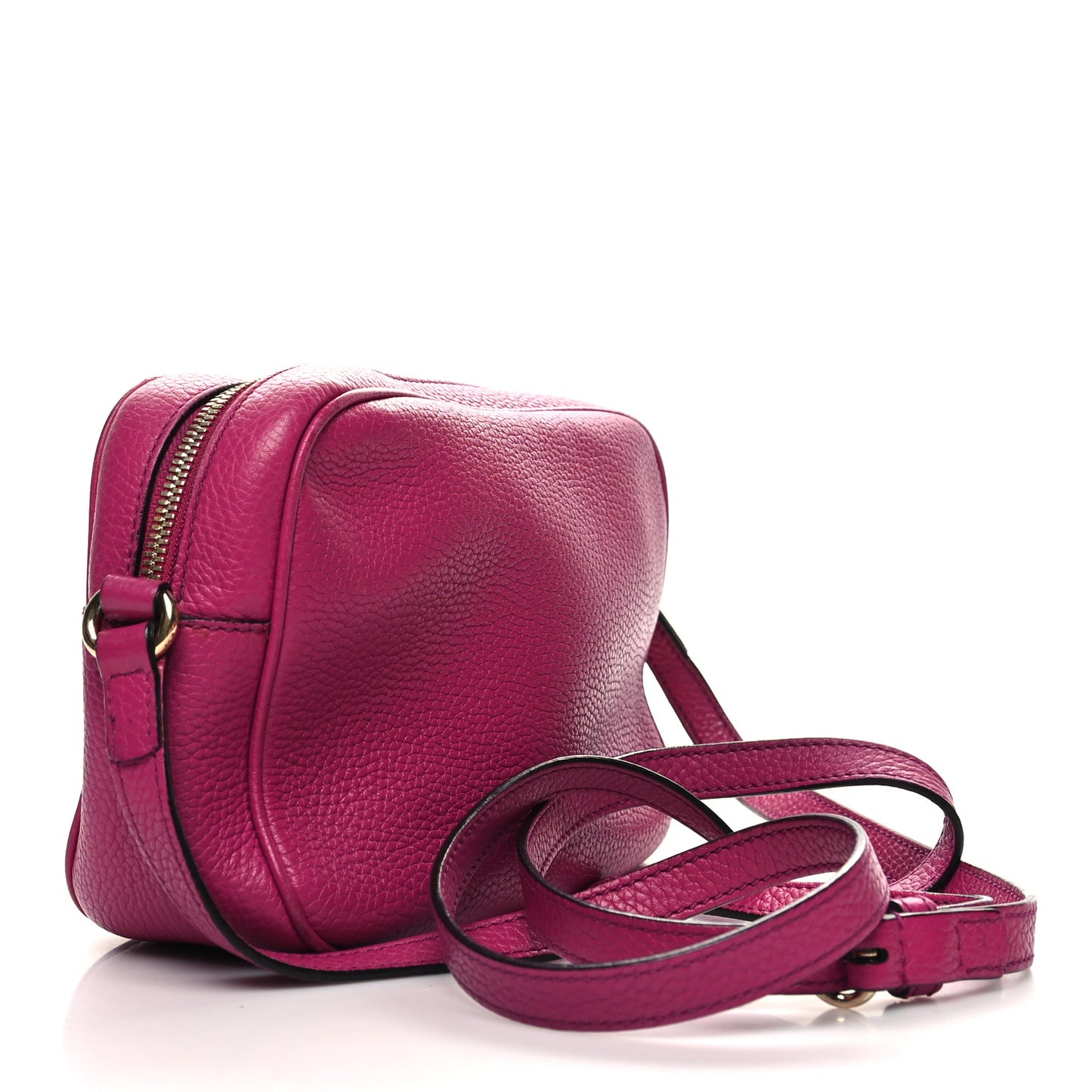 Cellarius Calfskin Small Soho Disco Bag Bright Bouganville