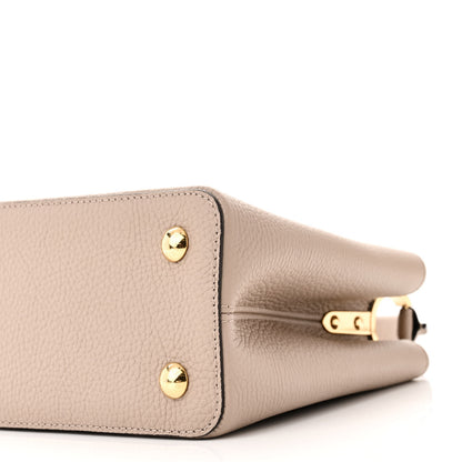 Louis Vuitton LOUIS VUITTON Taurillon Capucines MM Galet 9 of 10