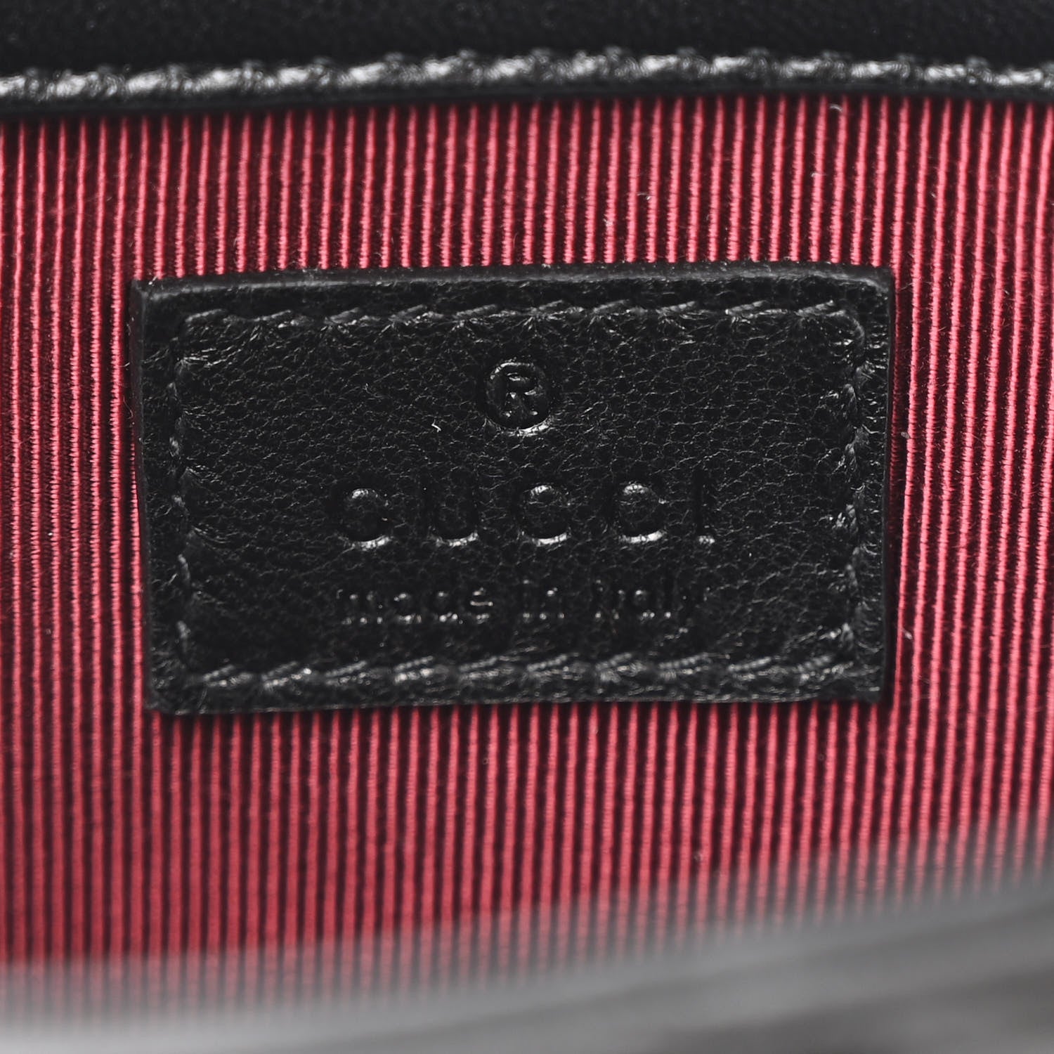 Gucci Lambskin Matelasse Mini GG Marmont Shoulder Bag Black 6 of 11