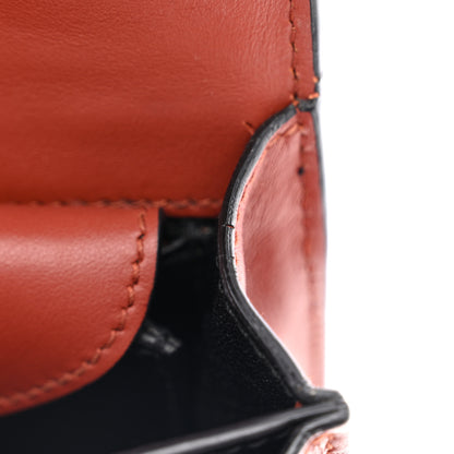 Prada City Calfskin Saffiano Cahier Bag Cotto Black 12 of 12