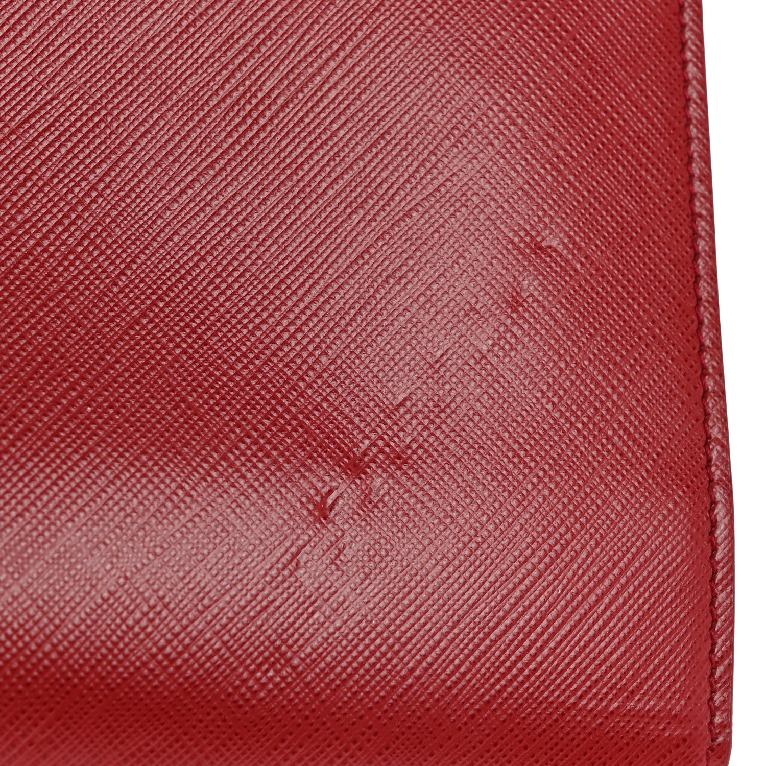 Salvatore Ferragamo Printed Calfskin  Mini Miss Vara Bow Chain Bag Rosso 11 of 11