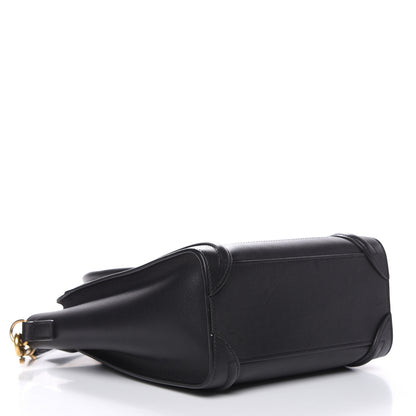 Celine Smooth Calfskin Nano Luggage Black 4 of 11
