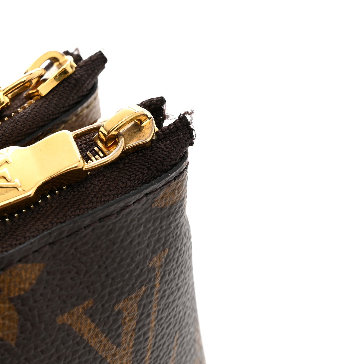 Reverse Monogram Giant Double Zip Pochette