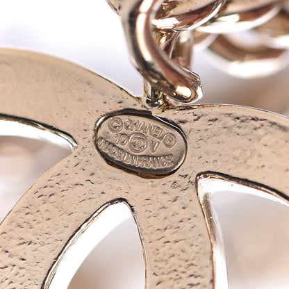 Chanel Enamel CC Chain Logo Belt Gold Black 4 of 5