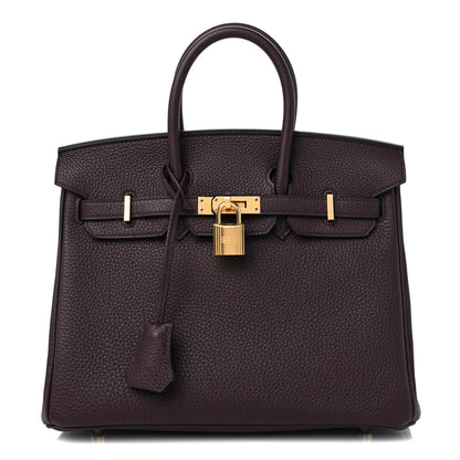 Hermes Togo Birkin 25 Rouge Sellier 1 of 10