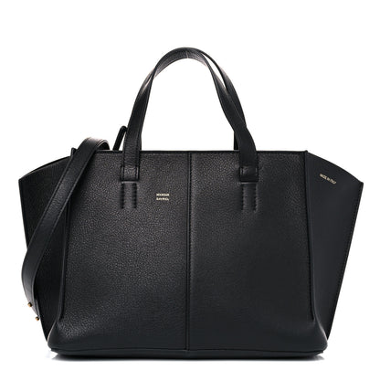 Mansur Gavriel Pebbled Calfskin Mini Zip Multitude Tote Black 1 of 16