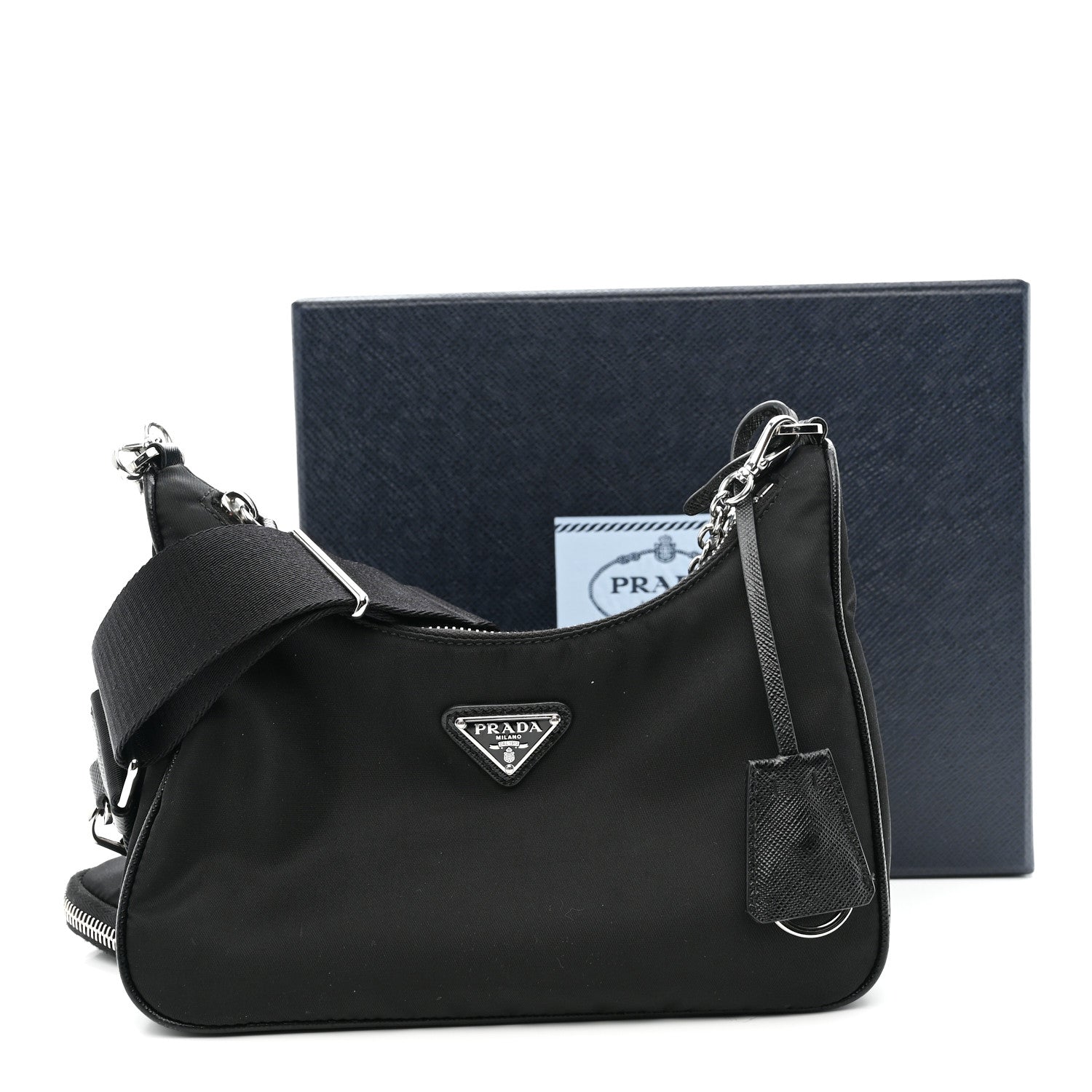 Prada Nylon Re-Edition 2005 Shoulder Bag Black 11 of 11