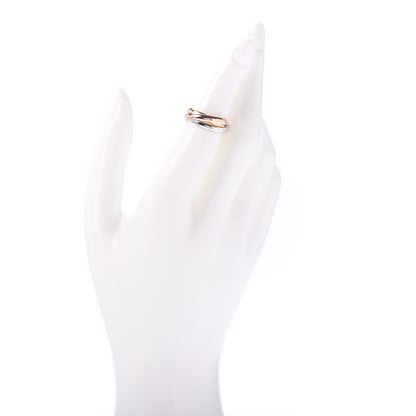Cartier 18K Pink Yellow White Gold Small Trinity Ring 49 4.75 2 of 4
