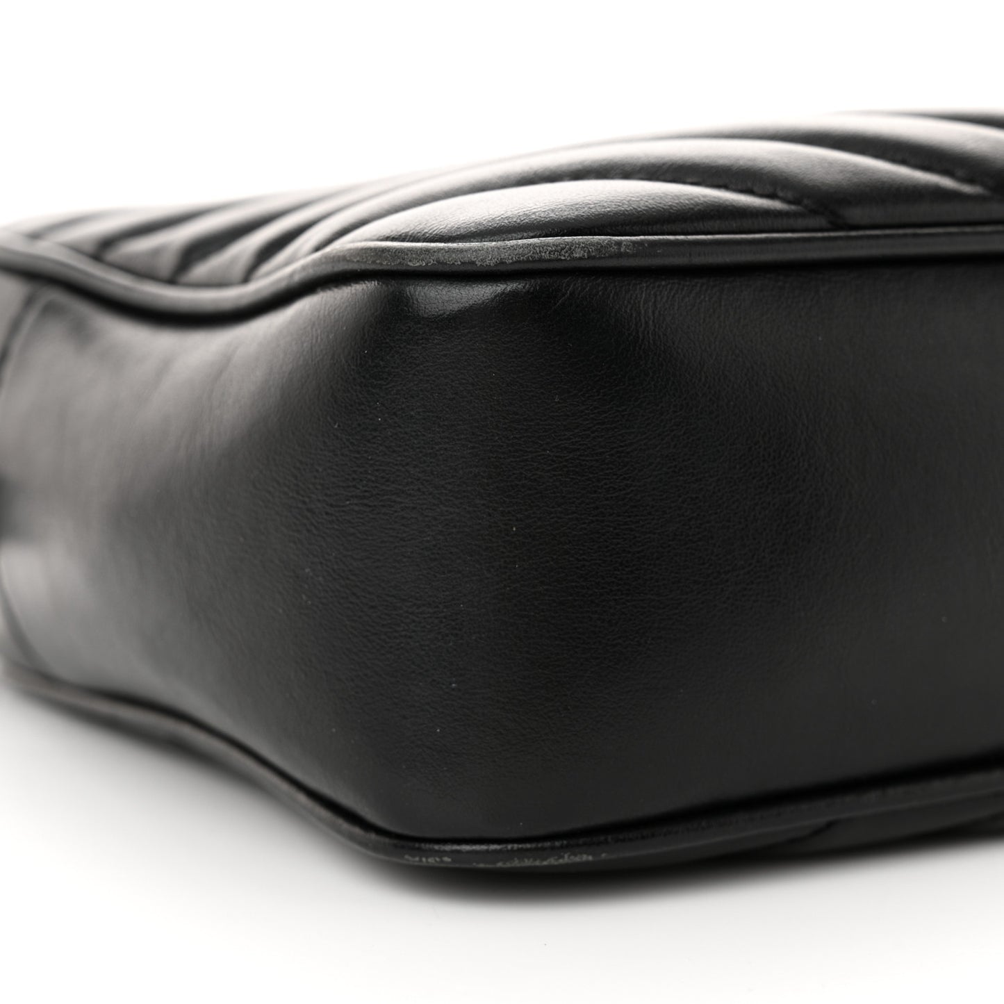Calfskin Matelasse Monogram Monochrome Lou Camera Bag Black