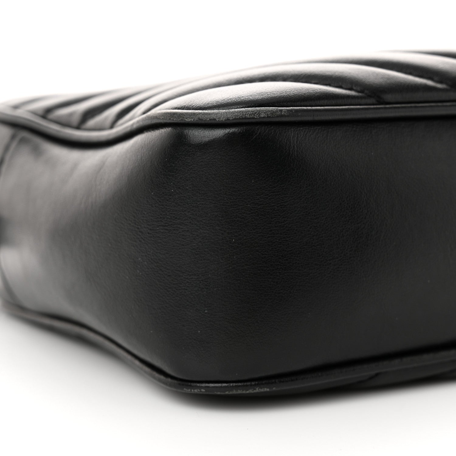 Saint Laurent Calfskin Matelasse Monogram Monochrome Lou Camera Bag Black 9 of 19