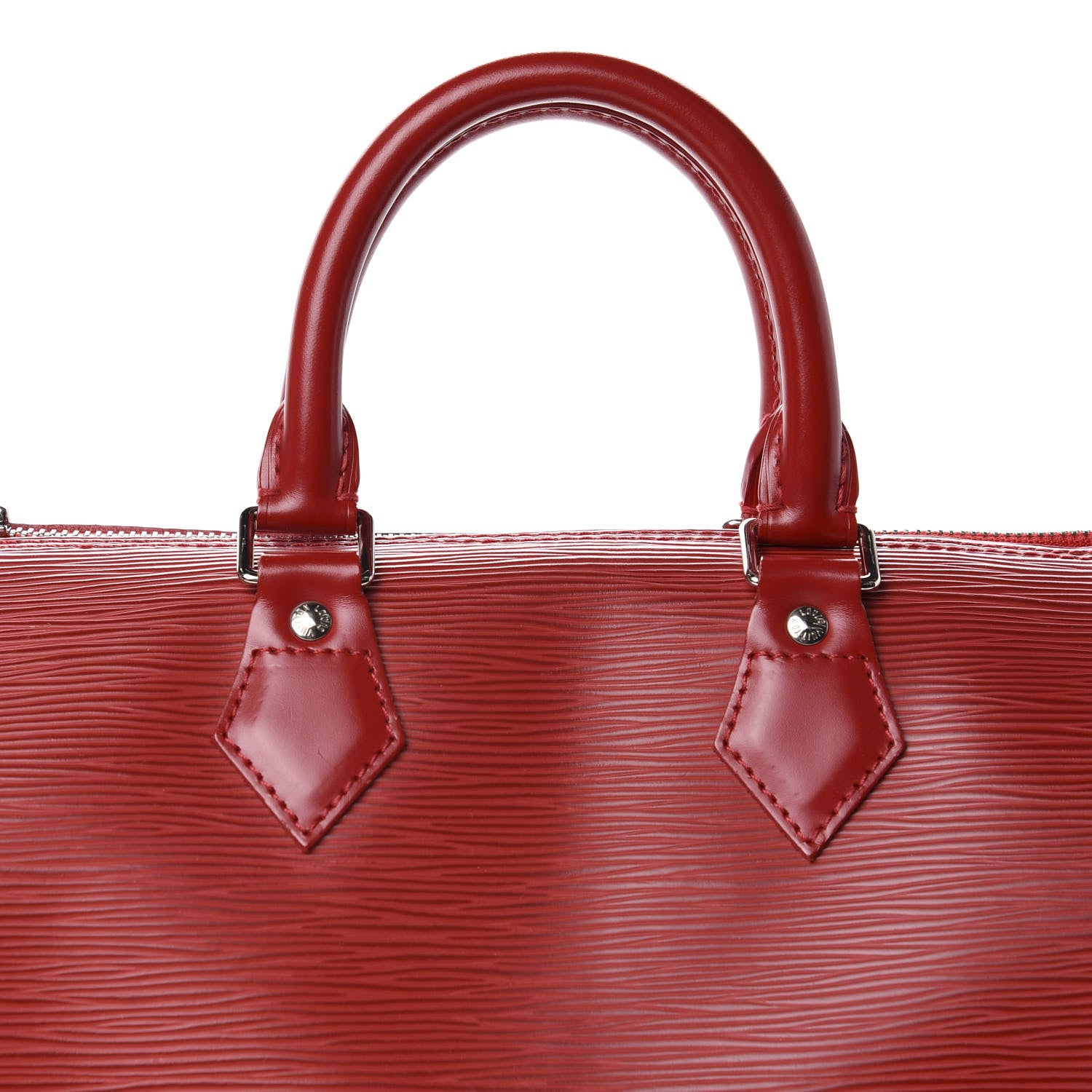 Louis Vuitton Epi Speedy 25 Castillan Red 8 of 9