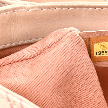 Chanel Calfskin Triple Stitched Medium Flap Pink 7 of 10