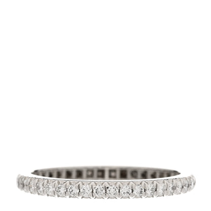 Tiffany Platinum Diamond .34ctw Soleste Eternity Band Ring 51 5.75 3 of 5