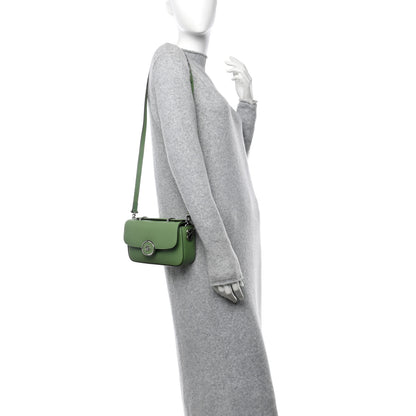 Gucci Senna Calfskin Petite GG Top Handle Shoulder Bag Green Soil Grass 2 of 11
