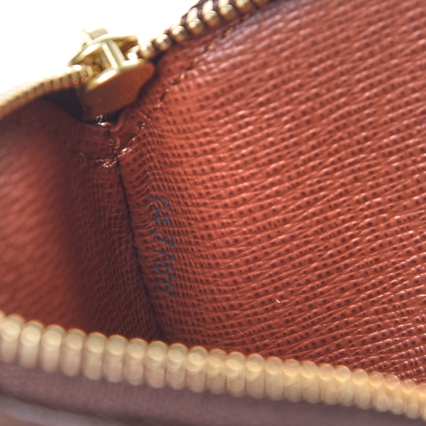 Monogram Round Coin Purse