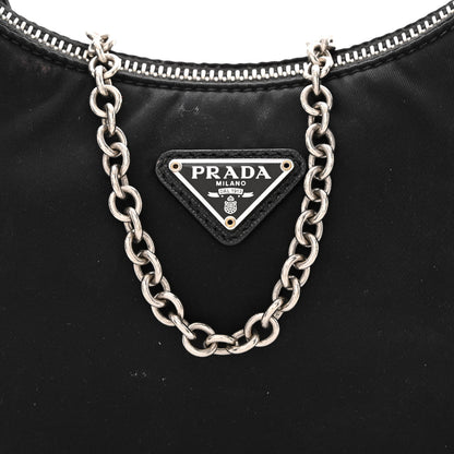 Prada Nylon Re-Edition 2005 Shoulder Bag Black 9 of 12
