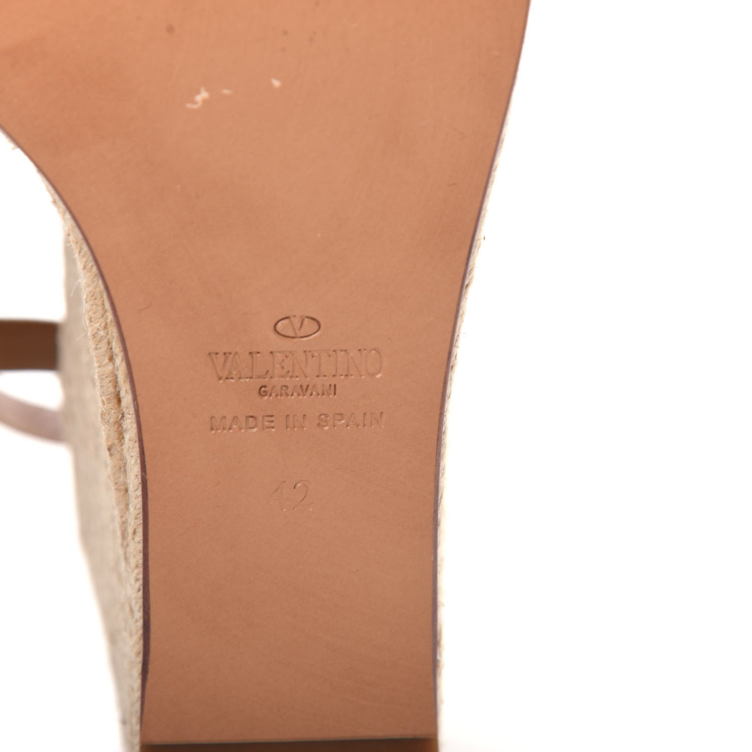 Valentino Garavani Suede Calfskin Tropical Bow Espadrille Platform Wedge Sandals 42 Brown 9 of 10