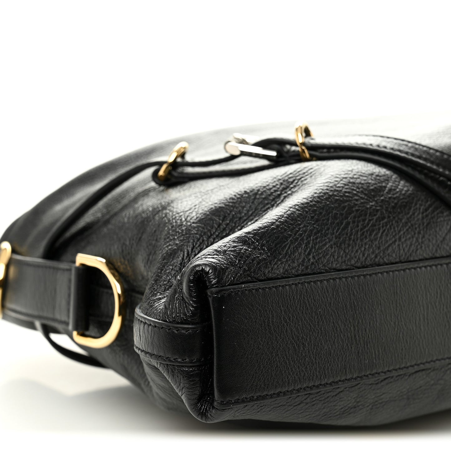 Calfskin Medium Voyou Bag Black