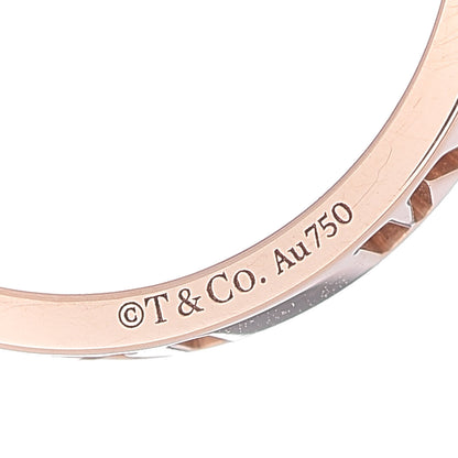 Tiffany 18K Rose Gold Diamond Atlas Pierced Ring 52 6 4 of 4