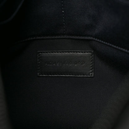 Saint Laurent Calfskin Crocodile Embossed Monogram iPad Case Black 7 of 7