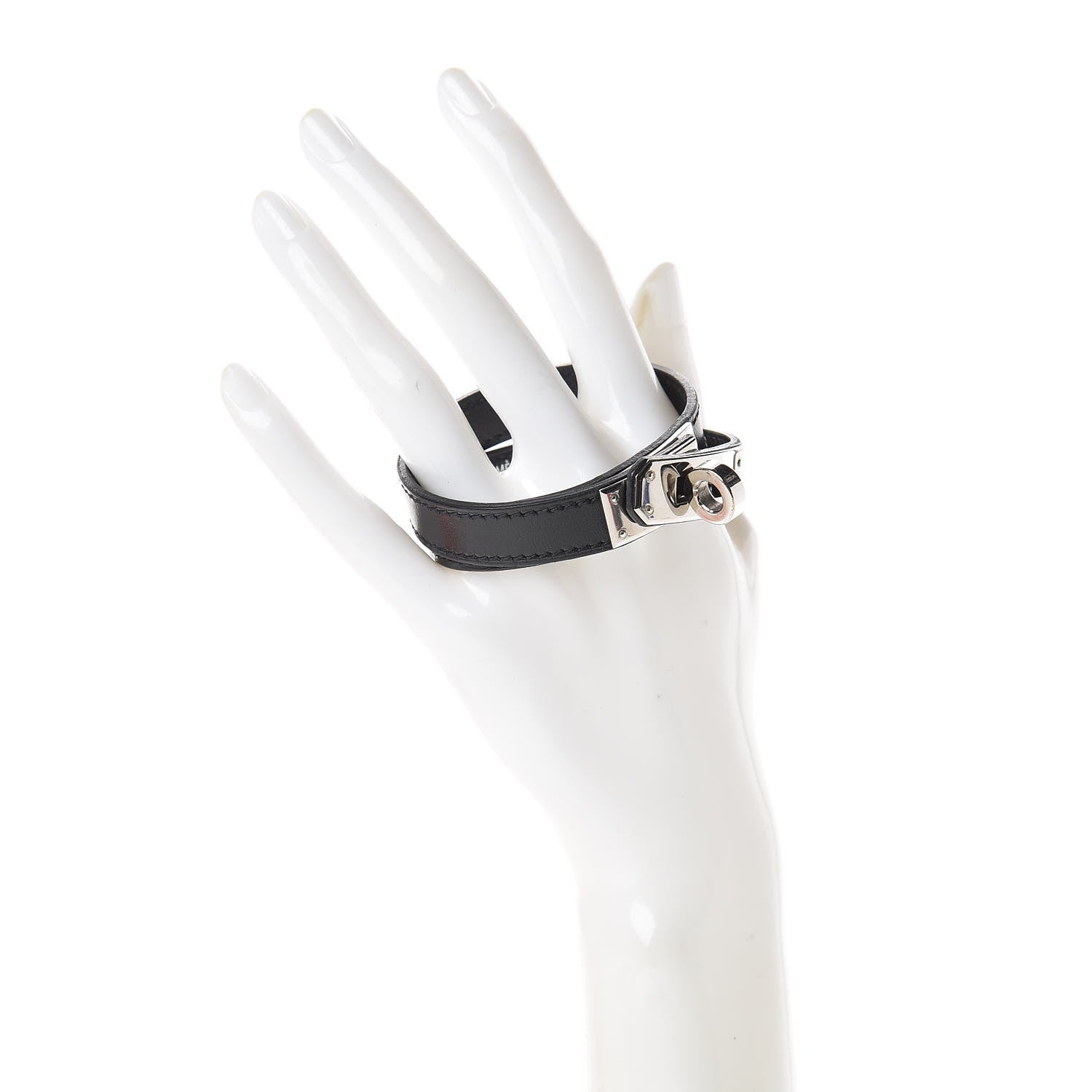 Hermes Box Kelly Double Tour Bracelet S Black 2 of 6