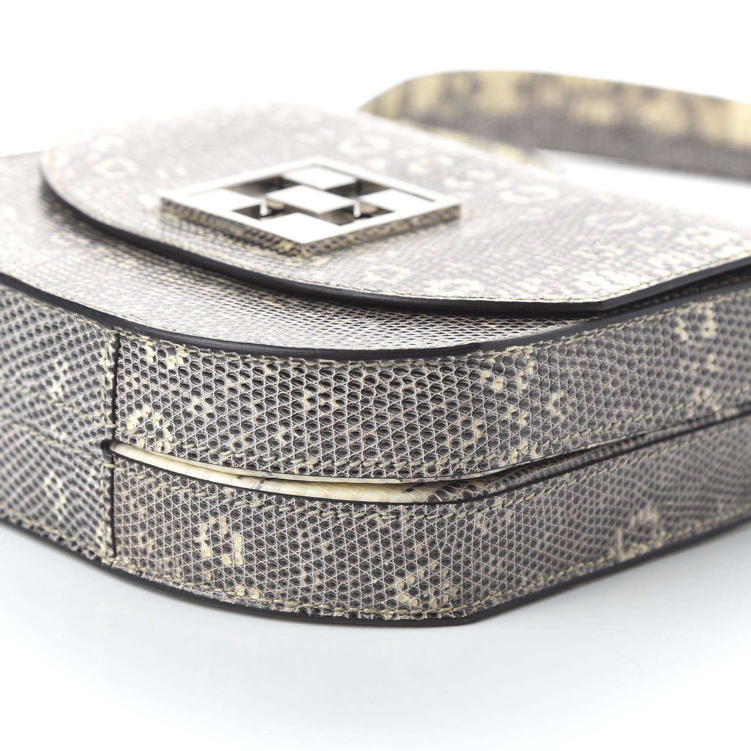 Hermes Lizard Mosaique Au 24-17 Ombre Vert Fonce 7 of 10