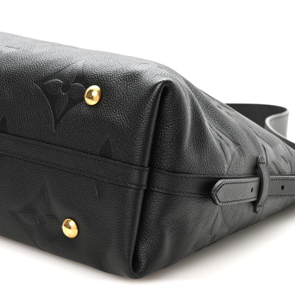 Louis Vuitton Empreinte Monogram Giant Carryall MM Black 10 of 11