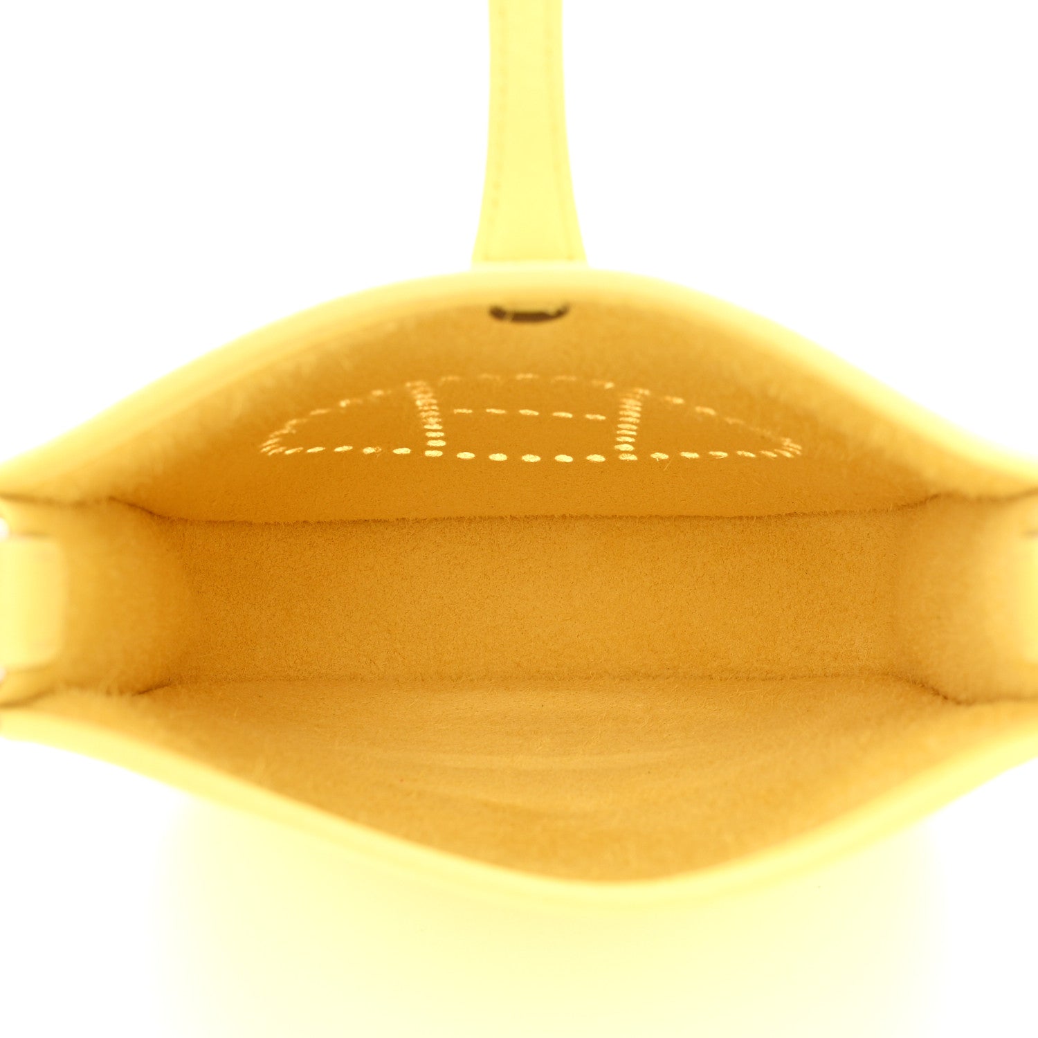 Hermes Taurillon Clemence Evelyne TPM Limoncello 5 of 11
