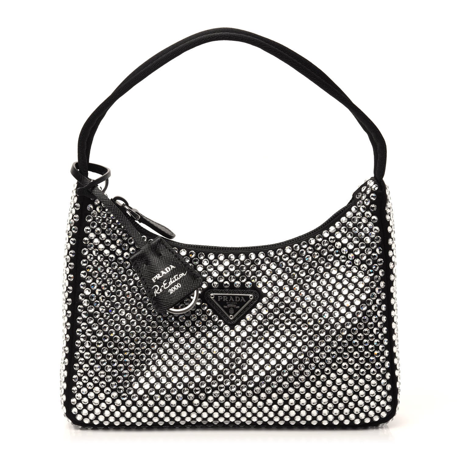 Prada Satin Crystal Mini Re-Edition 2000 Bag Cristal 1 of 11