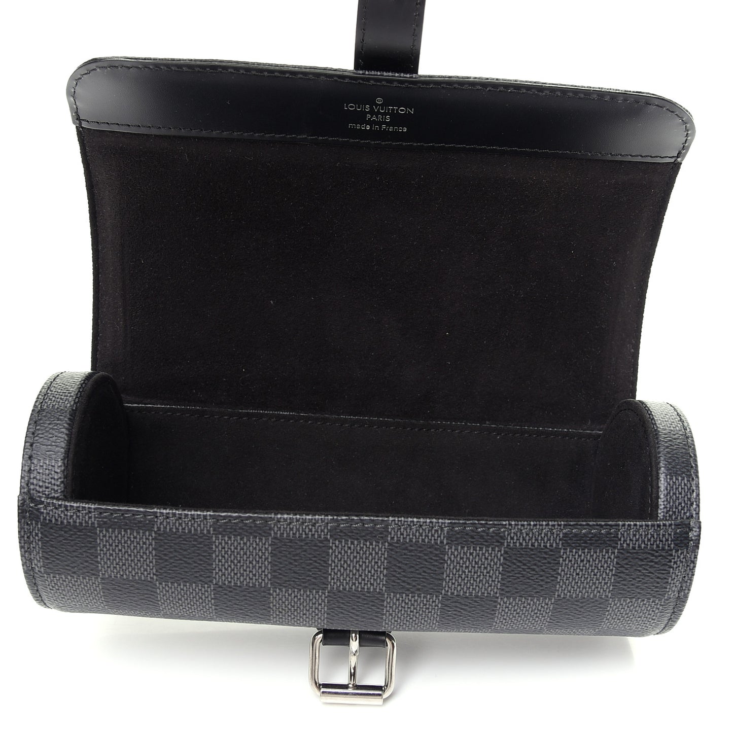 Damier Graphite 3 Watch Travel Case