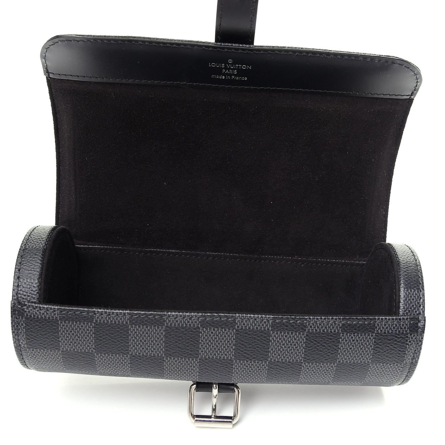Louis Vuitton Damier Graphite 3 Watch Travel Case 4 of 6