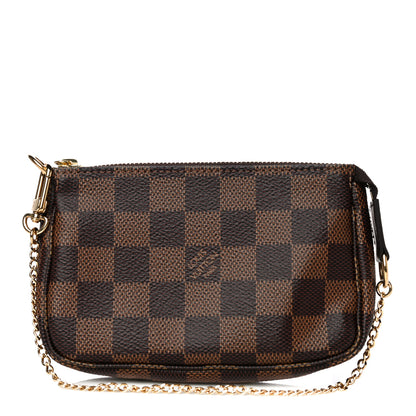 Louis Vuitton Damier Ebene Mini Pochette Accessories 1 of 11