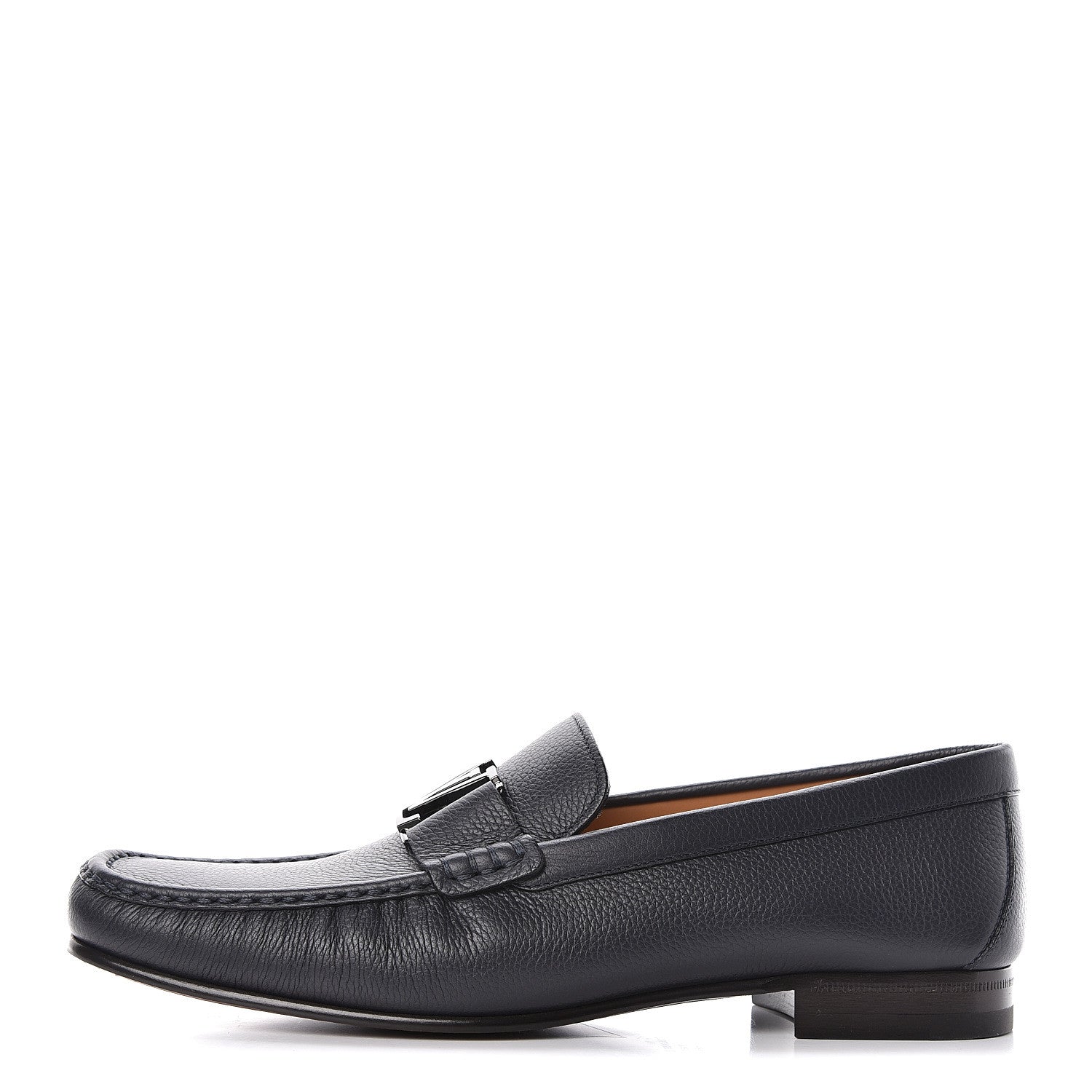 Louis Vuitton Calfskin Mens Montaigne Loafers 9.5 Marine 1 of 9